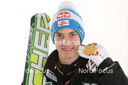 26.02.2012, Vikersund, Norway (NOR): Gregor Schlierenzauer (AUT), Fischer  - FIS world championship ski flying, medals, Vikersund (NOR). www.nordicfocus.com. © Hemmersbach/NordicFocus. Every downloaded picture is fee-liable.