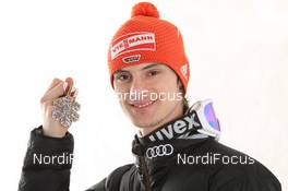 26.02.2012, Vikersund, Norway (NOR): Richard Freitag (GER), Fischer, Adidas  - FIS world championship ski flying, medals, Vikersund (NOR). www.nordicfocus.com. © Hemmersbach/NordicFocus. Every downloaded picture is fee-liable.