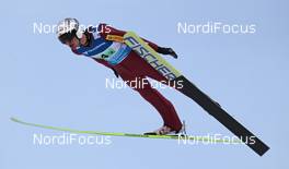 26.02.2012, Vikersund, Norway (NOR): Piotr Zyla (POL), Fischer  - FIS world championship ski flying, team HS225, Vikersund (NOR). www.nordicfocus.com. © Hemmersbach/NordicFocus. Every downloaded picture is fee-liable.