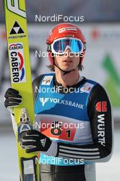 26.02.2012, Vikersund, Norway (NOR): Andreas Wank (GER); Fischer, Adidas  - FIS world championship ski flying, team HS225, Vikersund (NOR). www.nordicfocus.com. © Hemmersbach/NordicFocus. Every downloaded picture is fee-liable.