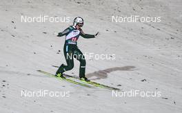 23.11.2012, Lillehammer, Norway (NOR): Maren Lundby (NOR), Fischer  - FIS world cup ski jumping, mixed team HS100, Lillehammer (NOR). www.nordicfocus.com. © Laiho/NordicFocus. Every downloaded picture is fee-liable.