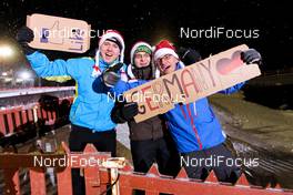 30.11.2012, Kuusamo, Finland (FIN):  german fans - FIS world cup ski jumping, team HS142, Kuusamo (FIN). www.nordicfocus.com. © Laiho/NordicFocus. Every downloaded picture is fee-liable.
