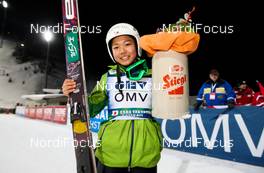 14.12.2012, Ramsau, Austria (AUT): Sara Takanashi (JPN), Elan  - FIS world cup ski jumping ladies, individual HS98, Ramsau (AUT). www.nordicfocus.com. © Laiho/NordicFocus. Every downloaded picture is fee-liable.