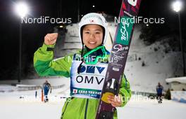 14.12.2012, Ramsau, Austria (AUT):  Sara Takanashi (JPN), Elan - FIS world cup ski jumping ladies, individual HS98, Ramsau (AUT). www.nordicfocus.com. © Laiho/NordicFocus. Every downloaded picture is fee-liable.