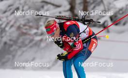 08.12.2013, Hochfilzen, Austria (AUT): Olga Zaitseva (RUS) - IBU world cup biathlon, pursuit women, Hochfilzen (AUT). www.nordicfocus.com. © Wukits/NordicFocus. Every downloaded picture is fee-liable.