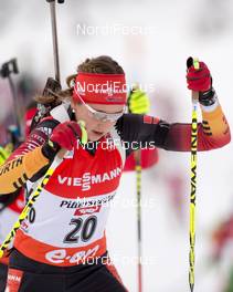08.12.2013, Hochfilzen, Austria (AUT): Franziska Preuss (GER) - IBU world cup biathlon, pursuit women, Hochfilzen (AUT). www.nordicfocus.com. © Wukits/NordicFocus. Every downloaded picture is fee-liable.