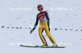01.01.2013, Garmisch, Germany (GER):  Richard Freitag (GER), Fischer - FIS world cup ski jumping, four hills tournament, individual HS140, Garmisch (GER). www.nordicfocus.com. © Laiho/NordicFocus. Every downloaded picture is fee-liable.