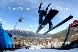31.12.2012, Garmisch, Germany (GER): Anders Fannemel (NOR), Fluege.de  - FIS world cup ski jumping, four hills tournament, individual HS140 qualification, Garmisch (GER). www.nordicfocus.com. © Laiho/NordicFocus. Every downloaded picture is fee-liable.