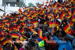 01.01.2013, Garmisch, Germany (GER):  german flags - FIS world cup ski jumping, four hills tournament, individual HS140, Garmisch (GER). www.nordicfocus.com. © Laiho/NordicFocus. Every downloaded picture is fee-liable.