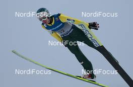 27.01.2013, Vikersund, Norway (NOR):  Michael Hayboeck (AUT), Fischer - FIS world cup ski flying, individual HS225, Vikersund (NOR). www.nordicfocus.com. © Laiho/NordicFocus. Every downloaded picture is fee-liable.