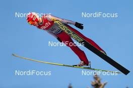 25.01.2013, Vikersund, Norway (NOR): Kamil Stoch (POL), Fischer - FIS world cup ski flying, training, Vikersund (NOR). www.nordicfocus.com. © Laiho/NordicFocus. Every downloaded picture is fee-liable.