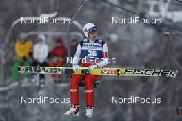 03.02.2013, Harrachov, Czech Republic (CZE): Andreas Stjernen (NOR), Fischer - FIS world cup ski flying, individual HS205, Harrachov (CZE). www.nordicfocus.com. © Domanski/NordicFocus. Every downloaded picture is fee-liable.