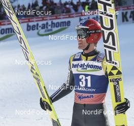 03.02.2013, Harrachov, Czech Republic (CZE): Jan Matura (CZE), Fischer  - FIS world cup ski flying, individual HS205, Harrachov (CZE). www.nordicfocus.com. © Domanski/NordicFocus. Every downloaded picture is fee-liable.