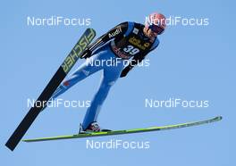 10.03.2013, Lahti, Finland (FIN): Michael Neumayer (GER), Fischer - FIS world cup ski jumping, individual HS130, Lahti (FIN). www.nordicfocus.com. © Laiho/NordicFocus. Every downloaded picture is fee-liable.