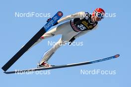 10.03.2013, Lahti, Finland (FIN): Andreas Wellinger (GER), Fluege.de - FIS world cup ski jumping, individual HS130, Lahti (FIN). www.nordicfocus.com. © Laiho/NordicFocus. Every downloaded picture is fee-liable.