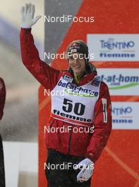 23.02.2013, Val di Fiemme, Italy (ITA): Gregor Schlierenzauer (AUT), Fischer  - FIS nordic world ski championships, ski jumping, individual HS106, Val di Fiemme (ITA). www.nordicfocus.com. © Laiho/NordicFocus. Every downloaded picture is fee-liable.