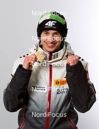 01.03.2013, Val di Fiemme, Italy (ITA):  Kamil Stoch (POL), Fischer - FIS nordic world ski championships, ski jumping, medals, Val di Fiemme (ITA). www.nordicfocus.com. © Laiho/NordicFocus. Every downloaded picture is fee-liable.