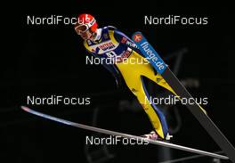 07.12.2013, Lillehammer, Norway (NOR): Andreas Wellinger (GER), Fluege.de - FIS world cup ski jumping, individual HS106, Lillehammer (NOR). www.nordicfocus.com. © Laiho/NordicFocus. Every downloaded picture is fee-liable.