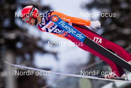 06.12.2013, Lillehammer, Norway (NOR): Andrea Morassi (ITA), Fluege.de - FIS world cup ski jumping, training, Lillehammer (NOR). www.nordicfocus.com. © Laiho/NordicFocus. Every downloaded picture is fee-liable.