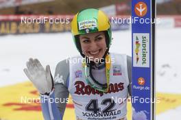 05.01.2013, Schonach, Germany (GER): Evelyn Insam (ITA), Fluege.de - FIS world cup ski jumping ladies, individual HS106, Schonach (GER). www.nordicfocus.com. © Domanski/NordicFocus. Every downloaded picture is fee-liable.
