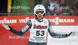 06.01.2013, Schonach, Germany (GER): Daniela Iraschko (AUT), Fischer - FIS world cup ski jumping ladies, individual HS106, Schonach (GER). www.nordicfocus.com. © Domanski/NordicFocus. Every downloaded picture is fee-liable.