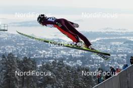 17.03.2013, Oslo, Norway (NOR): Jessica Jerome (USA), Fischer - FIS world cup ski jumping ladies, individual HS134, Oslo (NOR). www.nordicfocus.com. © Laiho/NordicFocus. Every downloaded picture is fee-liable.