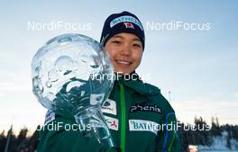 17.03.2013, Oslo, Norway (NOR): Sara Takanashi (JPN), Elan - FIS world cup ski jumping ladies, individual HS134, Oslo (NOR). www.nordicfocus.com. © Laiho/NordicFocus. Every downloaded picture is fee-liable.