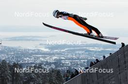 17.03.2013, Oslo, Norway (NOR): Katja Pozun (SLO), Elan - FIS world cup ski jumping ladies, individual HS134, Oslo (NOR). www.nordicfocus.com. © Laiho/NordicFocus. Every downloaded picture is fee-liable.