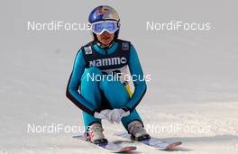 17.03.2013, Oslo, Norway (NOR): Sarah Hendrickson (USA), Fluege.de - FIS world cup ski jumping ladies, individual HS134, Oslo (NOR). www.nordicfocus.com. © Laiho/NordicFocus. Every downloaded picture is fee-liable.