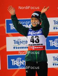 22.02.2013, Val di Fiemme, Italy (ITA): Sara Takanashi (JPN), Elan  - FIS nordic world ski championships, ski jumping ladies, individual HS106, Val di Fiemme (ITA). www.nordicfocus.com. © Laiho/NordicFocus. Every downloaded picture is fee-liable.
