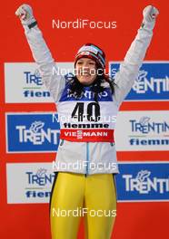 22.02.2013, Val di Fiemme, Italy (ITA): Jacqueline Seifriedsberger (AUT), Fischer  - FIS nordic world ski championships, ski jumping ladies, individual HS106, Val di Fiemme (ITA). www.nordicfocus.com. © Laiho/NordicFocus. Every downloaded picture is fee-liable.