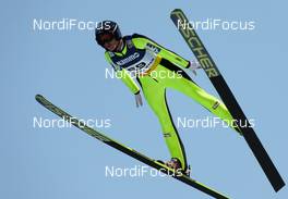 20.12.2013, Hinterzarten, Germany (GER): Daniela Iraschko-Stolz (AUT), Fischer - FIS world cup ski jumping ladies, training, Hinterzarten (GER). www.nordicfocus.com. © Laiho/NordicFocus. Every downloaded picture is fee-liable.