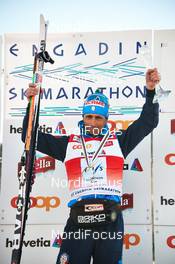 10.03.2013, St. Moritz, Switzerland (SUI): Sergio Bonaldi (ITA) - FIS Marathon Cup Engadin Skimarathon, St. Moritz (SUI). www.nordicfocus.com. © Felgenhauer/NordicFocus. Every downloaded picture is fee-liable.
