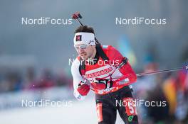 12.01.2014, Ruhpolding, Germany (GER): Jean Philippe Leguellec (CAN)  - IBU world cup biathlon, pursuit men, Ruhpolding (GER). www.nordicfocus.com. © Manzoni/NordicFocus. Every downloaded picture is fee-liable.