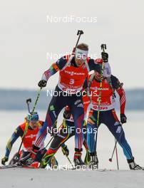 16.03.2014, Kontiolahti, Finland (FIN): Lowell Bailey (USA), Rossignol, Rottefella, One Way - IBU world cup biathlon, pursuit men, Kontiolahti (FIN). www.nordicfocus.com. © Laiho/NordicFocus. Every downloaded picture is fee-liable.