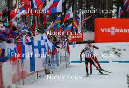 15.03.2014, Kontiolahti, Finland (FIN): Daniel Mesotitsch (AUT), Fischer, Rottefella, Leki - IBU world cup biathlon, sprint men, Kontiolahti (FIN). www.nordicfocus.com. © Laiho/NordicFocus. Every downloaded picture is fee-liable.