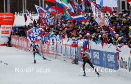15.03.2014, Kontiolahti, Finland (FIN): athletes from behind - IBU world cup biathlon, sprint men, Kontiolahti (FIN). www.nordicfocus.com. © Laiho/NordicFocus. Every downloaded picture is fee-liable.