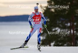 13.03.2014, Kontiolahti, Finland (FIN): Rene Zahkna (EST) - IBU world cup biathlon, sprint men, Kontiolahti (FIN). www.nordicfocus.com. © Laiho/NordicFocus. Every downloaded picture is fee-liable.