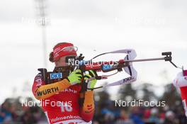 23.03.2014, Oslo, Norway (NOR): Laura Dahlmeier (GER) - IBU world cup biathlon Holmenkollen, mass women, Oslo (NOR). www.nordicfocus.com. © Manzoni/NordicFocus. Every downloaded picture is fee-liable.