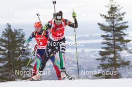 23.03.2014, Oslo, Norway (NOR): Dorothea Wierer (ITA) - IBU world cup biathlon Holmenkollen, mass women, Oslo (NOR). www.nordicfocus.com. © Manzoni/NordicFocus. Every downloaded picture is fee-liable.