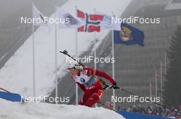 22.03.2014, Oslo, Norway (NOR): Tora Berger (NOR) - IBU world cup biathlon Holmenkollen, pursuit women, Oslo (NOR). www.nordicfocus.com. © Manzoni/NordicFocus. Every downloaded picture is fee-liable.