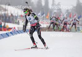 22.03.2014, Oslo, Norway (NOR): Selina Gasparin (SUI) - IBU world cup biathlon Holmenkollen, pursuit women, Oslo (NOR). www.nordicfocus.com. © Manzoni/NordicFocus. Every downloaded picture is fee-liable.