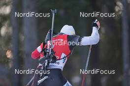 06.12.2014, Oestersund, Sweden (SWE):  Simon Eder (AUT) - IBU world cup biathlon, sprint men, Oestersund (SWE). www.nordicfocus.com. © Manzoni/NordicFocus. Every downloaded picture is fee-liable.
