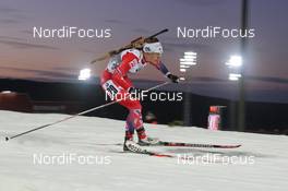 06.12.2014, Oestersund, Sweden (SWE): Synnoeve Solemdal (NOR) - IBU world cup biathlon, sprint women, Oestersund (SWE). www.nordicfocus.com. © Manzoni/NordicFocus. Every downloaded picture is fee-liable.
