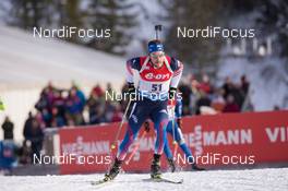 14.12.2014, Hochfilzen, Austria (AUT): Leif Nordgren (USA) - IBU world cup biathlon, pursuit men, Hochfilzen (AUT). www.nordicfocus.com. © Manzoni/NordicFocus. Every downloaded picture is fee-liable.