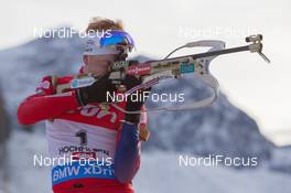 14.12.2014, Hochfilzen, Austria (AUT): Johannes Thingnes Boe (NOR) - IBU world cup biathlon, pursuit men, Hochfilzen (AUT). www.nordicfocus.com. © Manzoni/NordicFocus. Every downloaded picture is fee-liable.