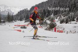 10.12.2014, Hochfilzen, Austria (AUT): Franziska Hildebrand (GER) - IBU world cup biathlon, training, Hochfilzen (AUT). www.nordicfocus.com. © Manzoni/NordicFocus. Every downloaded picture is fee-liable.