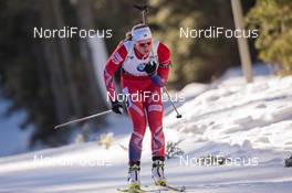 20.12.2014, Pokljuka, Slovenia (SLO): Kaia Woeien Nicolaisen (NOR)  - IBU world cup biathlon, pursuit women, Pokljuka (SLO). www.nordicfocus.com. © Manzoni/NordicFocus. Every downloaded picture is fee-liable.