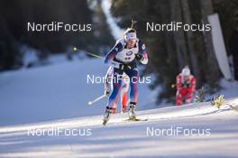 20.12.2014, Pokljuka, Slovenia (SLO): Susan Dunklee (USA)  - IBU world cup biathlon, pursuit women, Pokljuka (SLO). www.nordicfocus.com. © Manzoni/NordicFocus. Every downloaded picture is fee-liable.