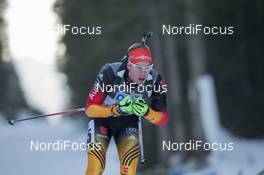 19.12.2014, Pokljuka, Slovenia (SLO): Johannes Kuehn (GER) - IBU world cup biathlon, sprint men, Pokljuka (SLO). www.nordicfocus.com. © Manzoni/NordicFocus. Every downloaded picture is fee-liable.